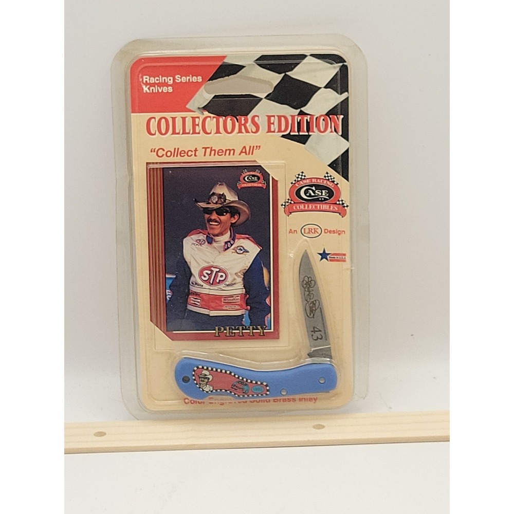 Richard Petty Collectors Edition Racing Series Knives -Case-Vintage 1992 NIP USA